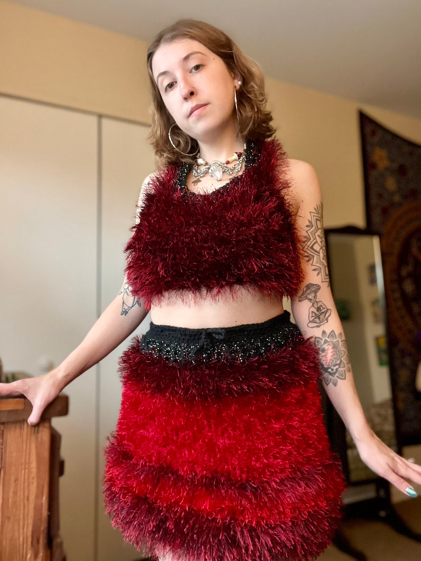 Furry Fae Crochet Set XS/S/M