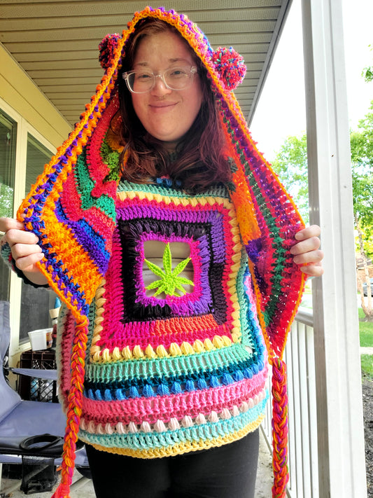 Cosmic Cat Aikido Hood PDF Pattern