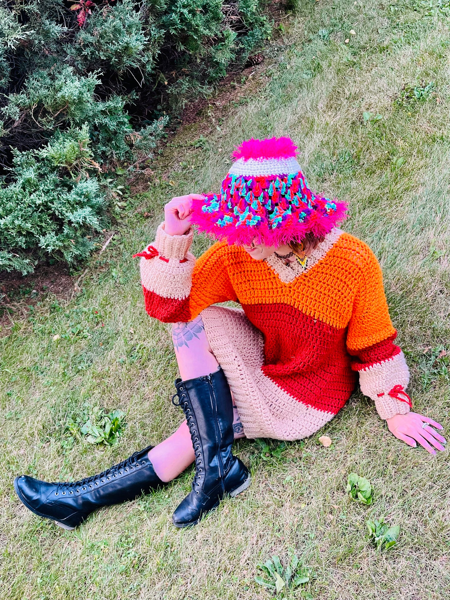 Pink Eye Perspective Bucket Hat