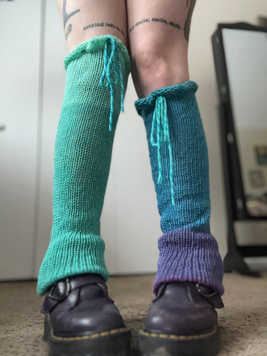 Grove Street Party Knit Legwarmers