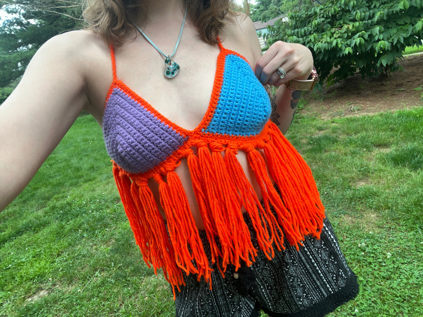 Funky Fringe Top Pattern