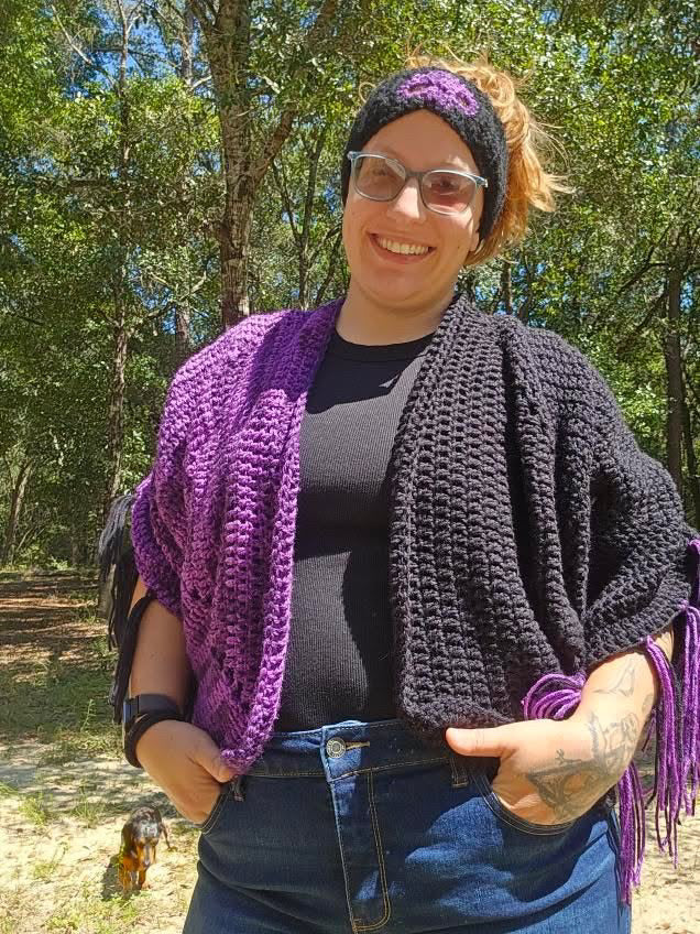Fringe Fantasy Shrug Pattern