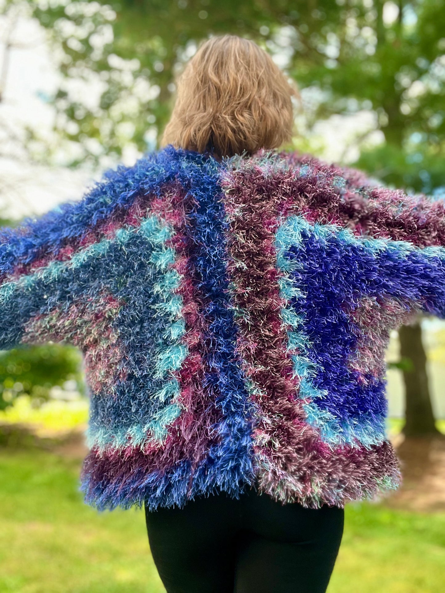 Eye Lash Party Cardi PDF Pattern