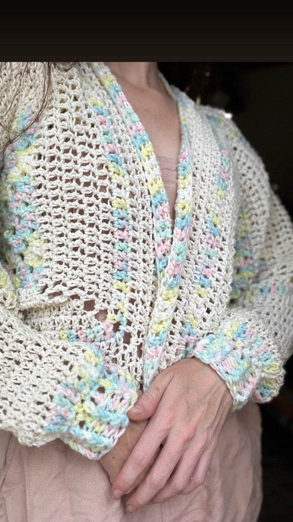 Butter Kisses Crochet Cardigan Pattern