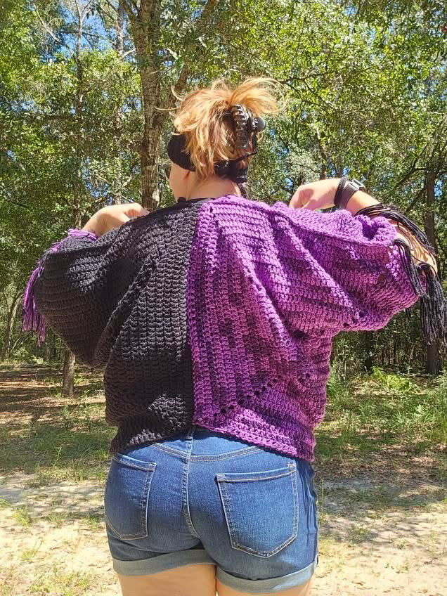 Fringe Fantasy Shrug Pattern