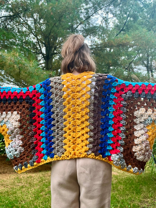 Neutral Tones HexaShrug XS-4XL