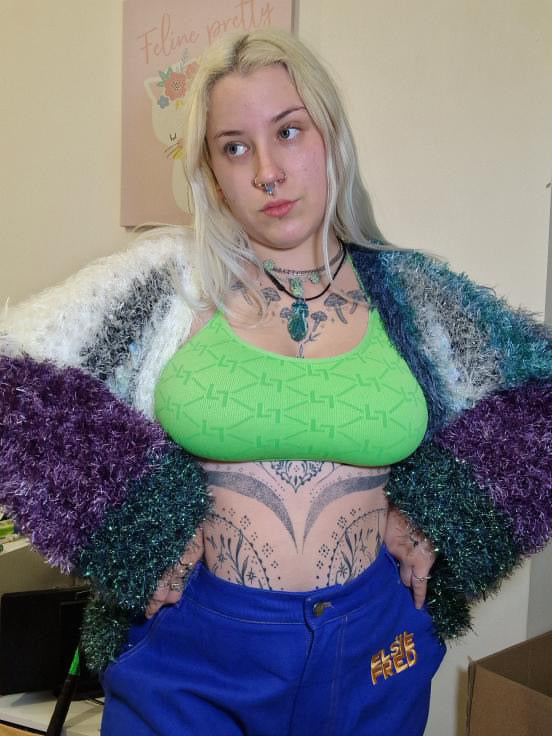 Eye Lash Party Cardi PDF Pattern