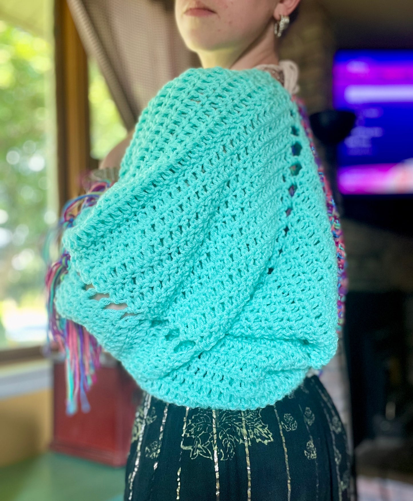Fringe Fantasy Shrug Pattern