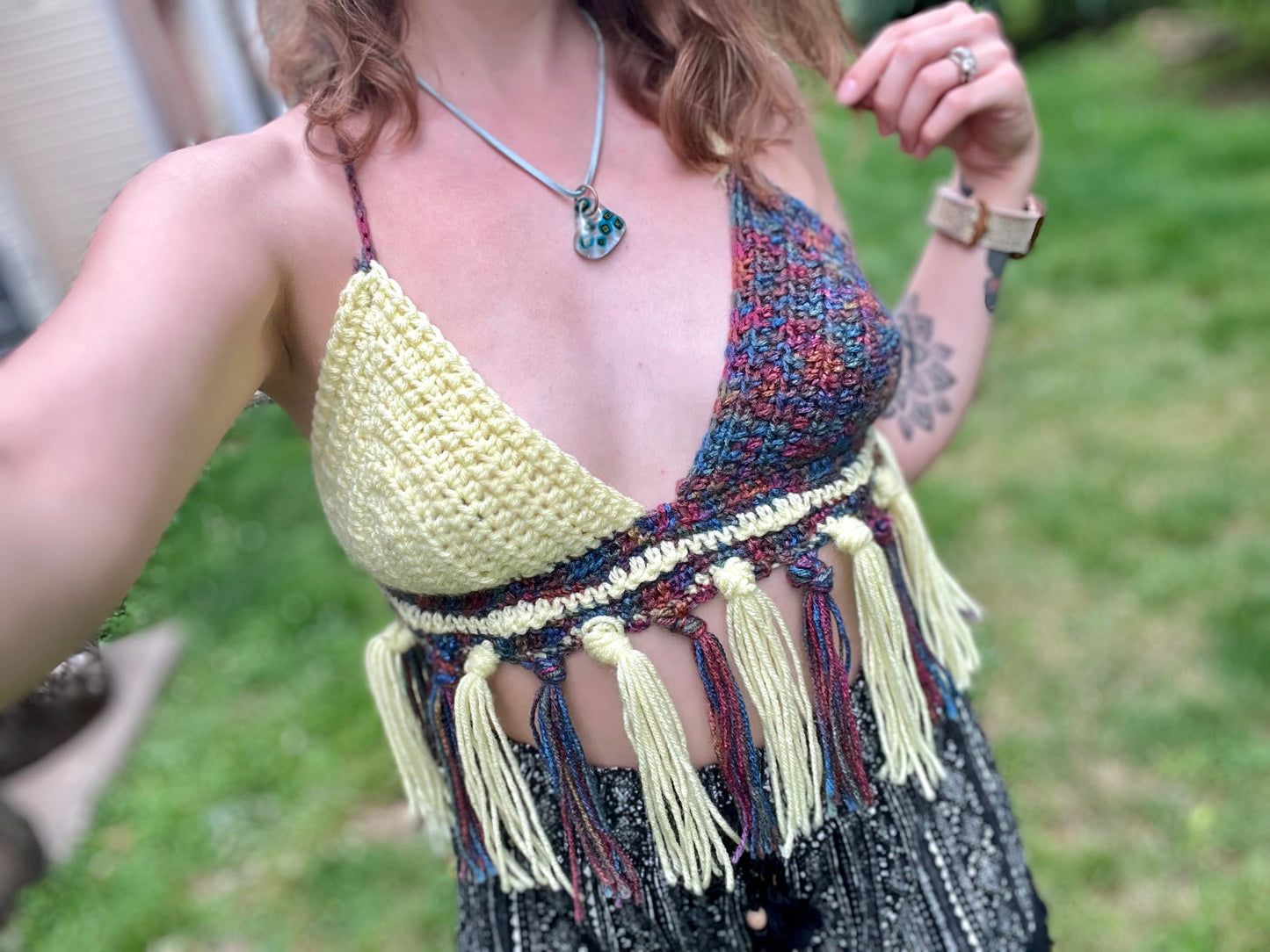 Funky Fringe Top Pattern