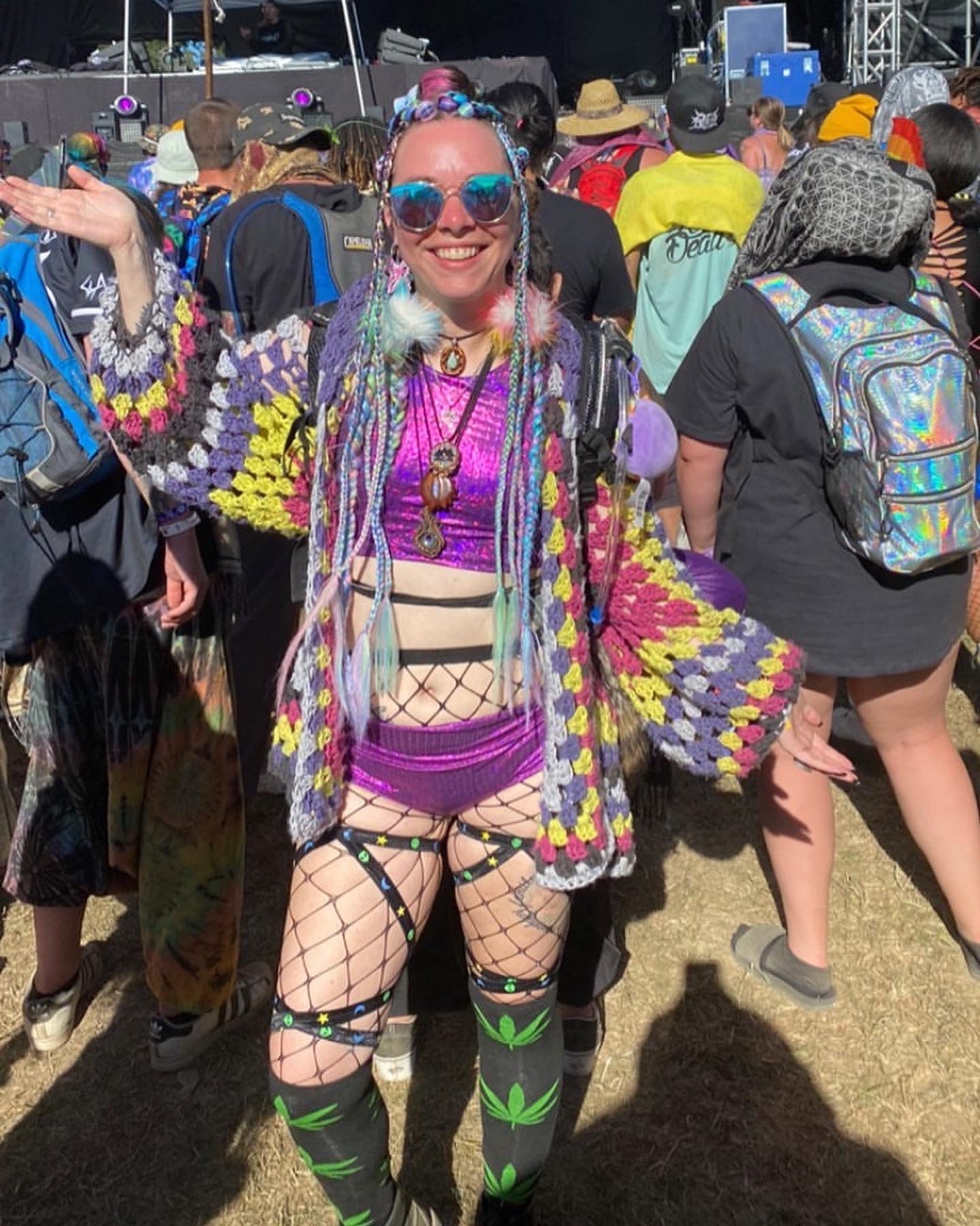 Weed Fairy Aikido Cardi