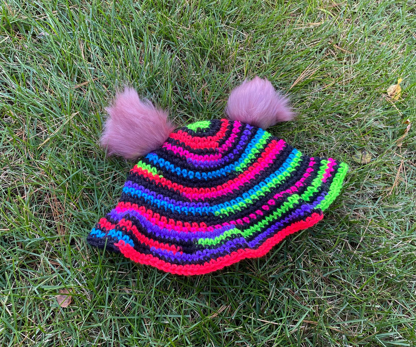 Neon Aikido Cap Bucket Hat
