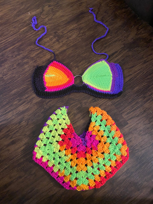 BLACKLIGHT Barbie Crochet Set