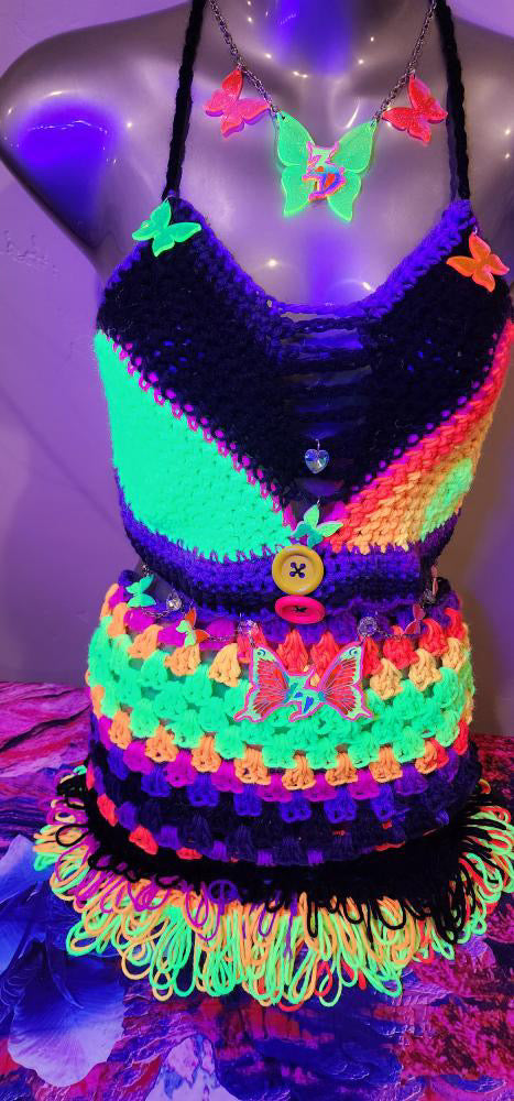 Zeds Dead BassBabe Necklace and Shaggy Dress S/M/L/XL