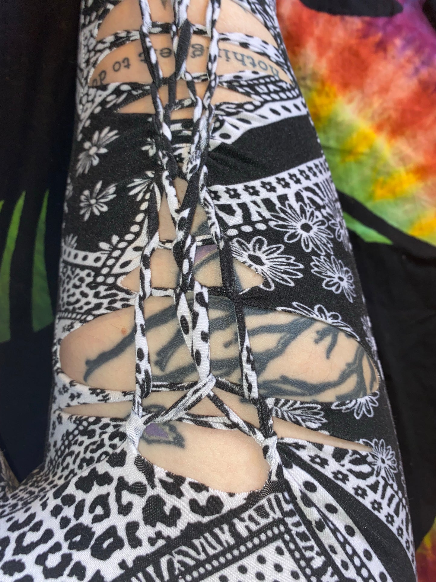 XS/S Paisley Patchwork’s Braided Bellbottoms