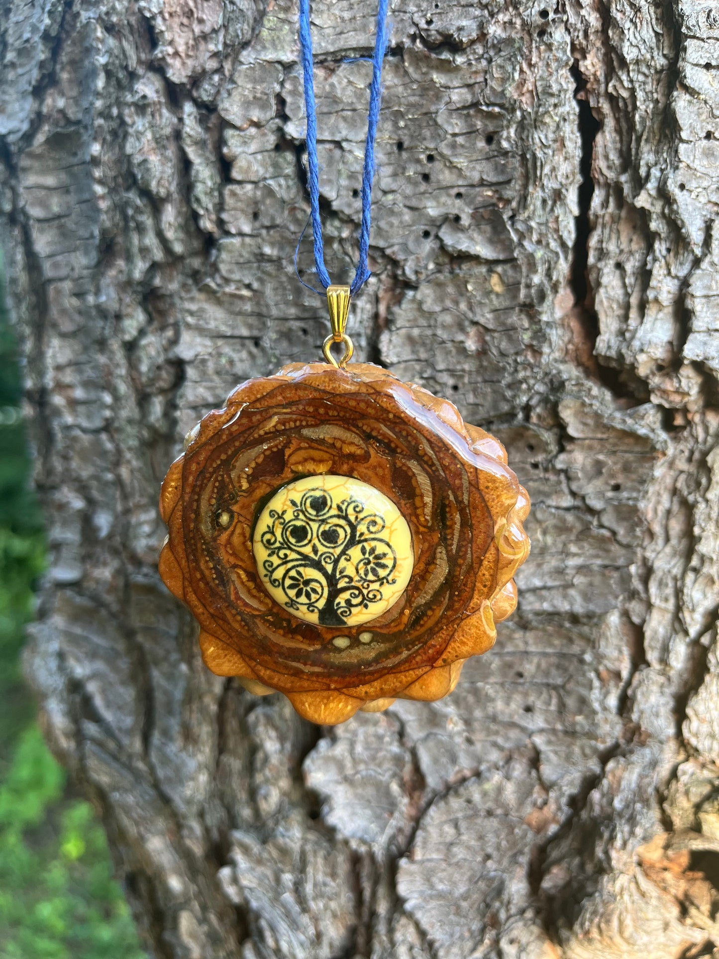 Tree of Life Pinecone Pendant