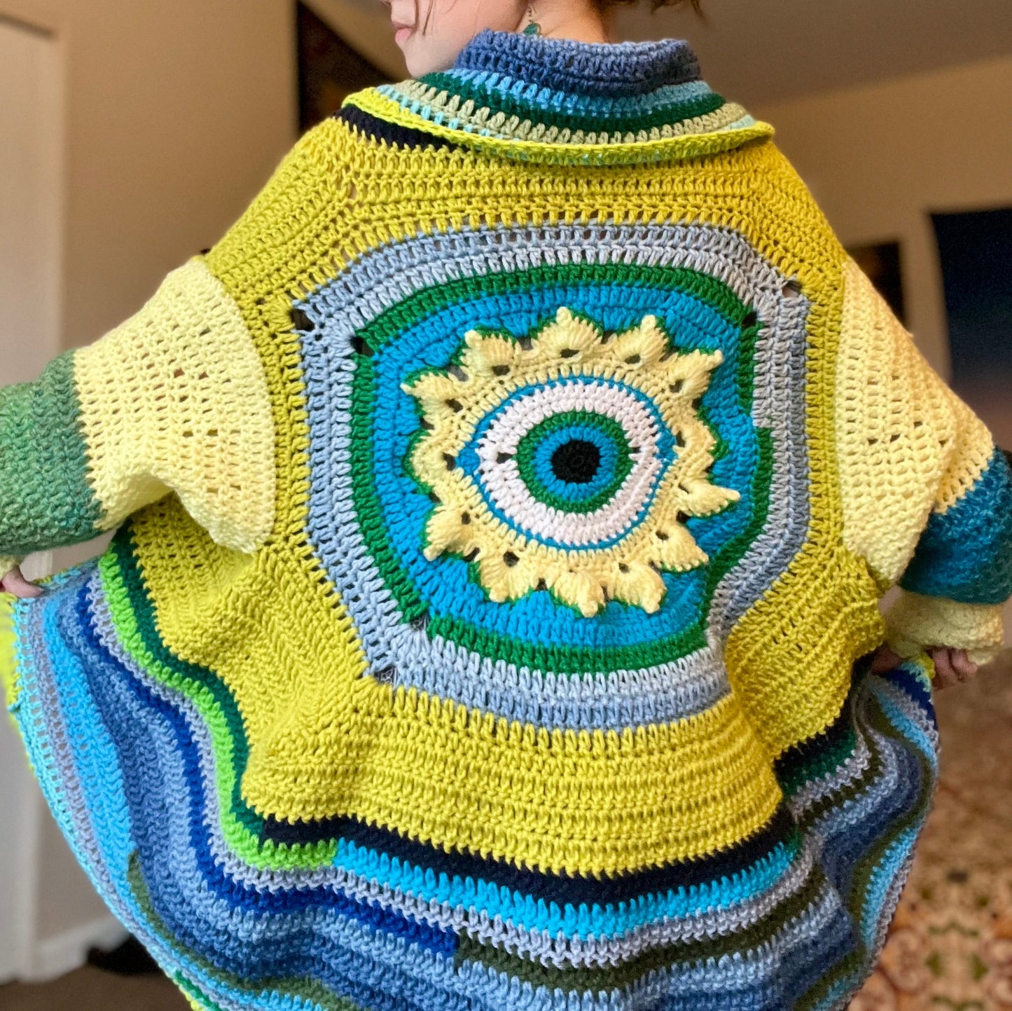 Sunlit Oracle Shrug PDF Pattern