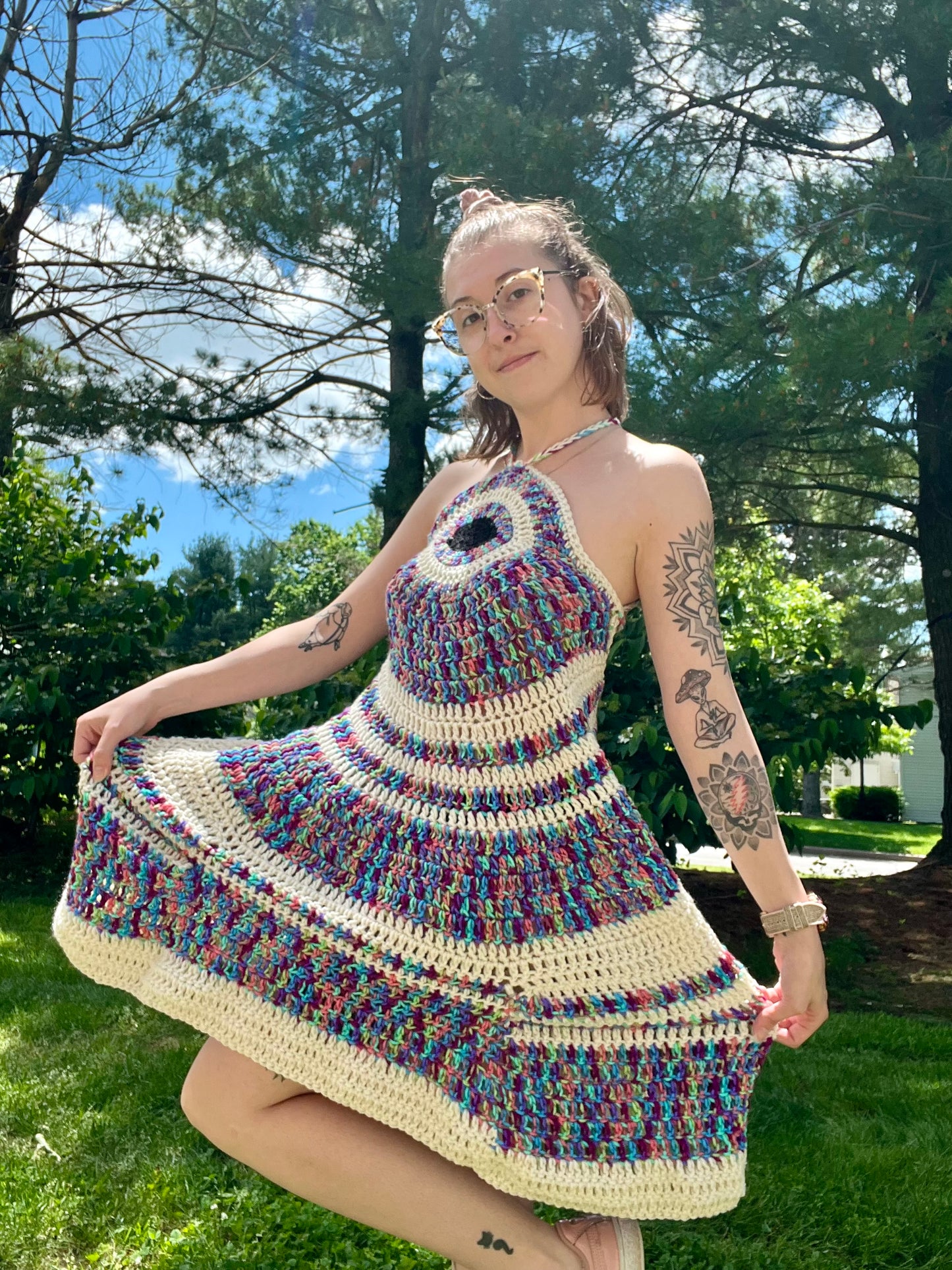 Third Eye Crochet Sundress XS/S/M