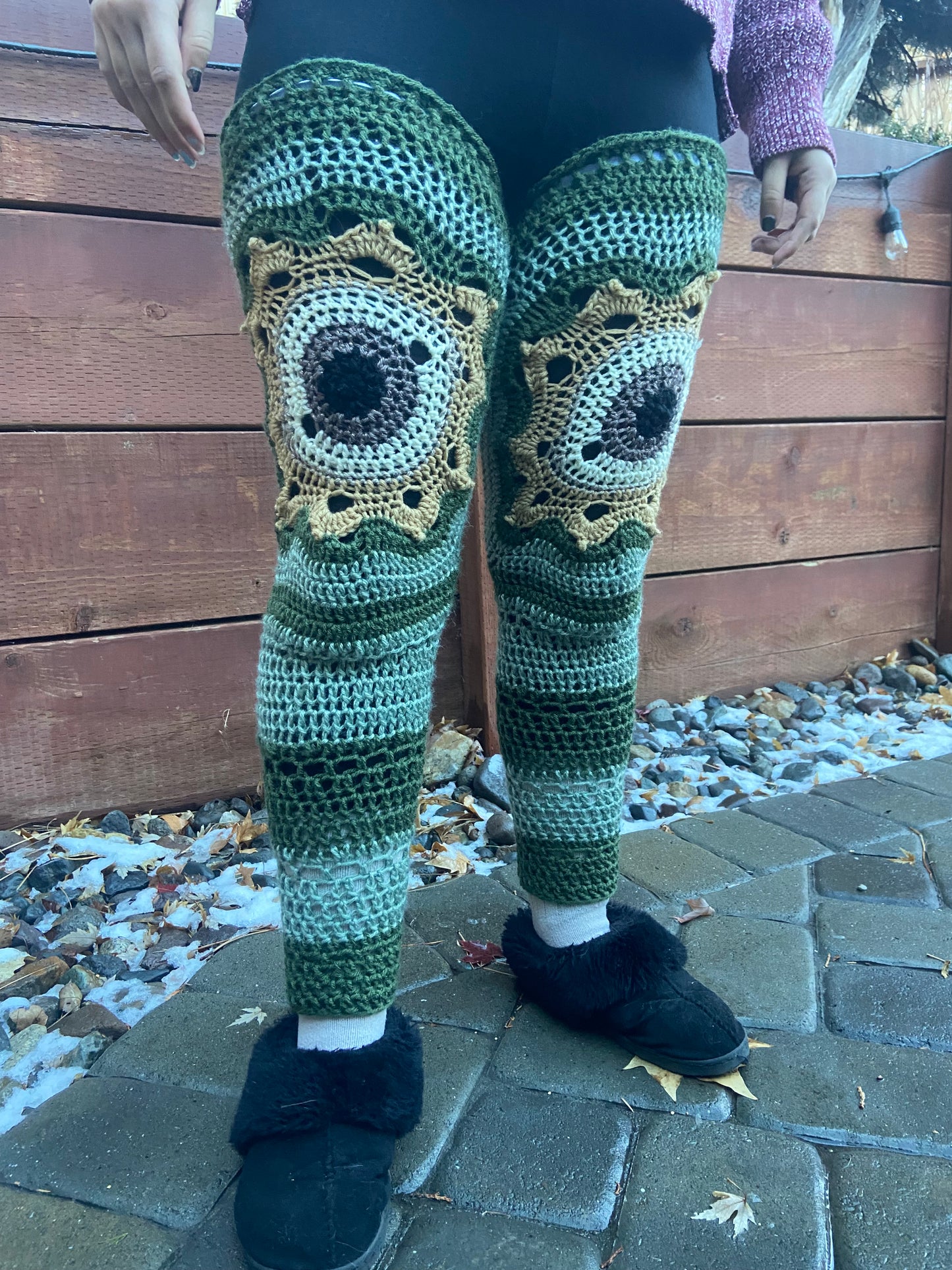 Lunar Gaze Legwarmers PDF Pattern