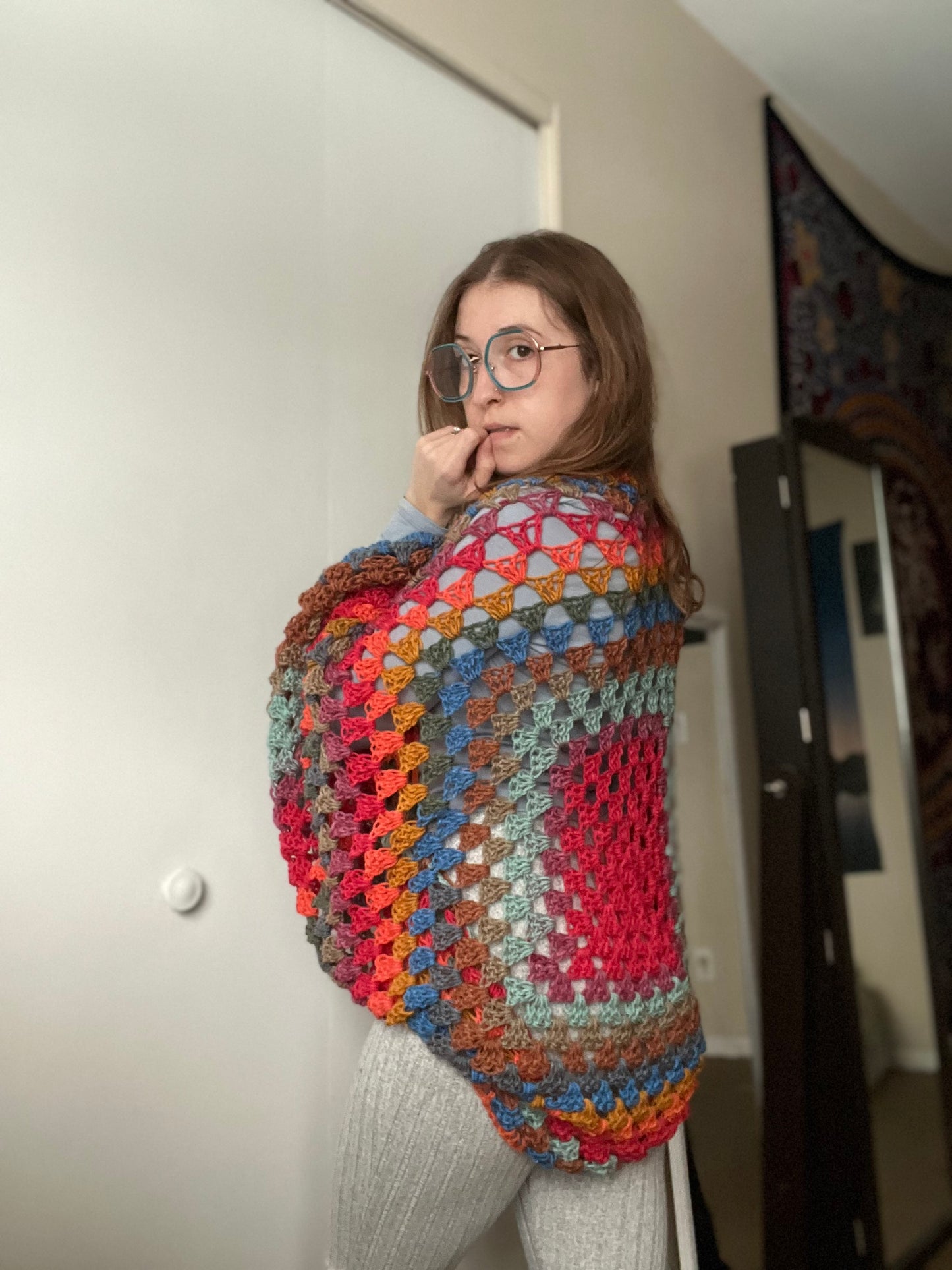 Not Your Granny’s Rainbow Shrug