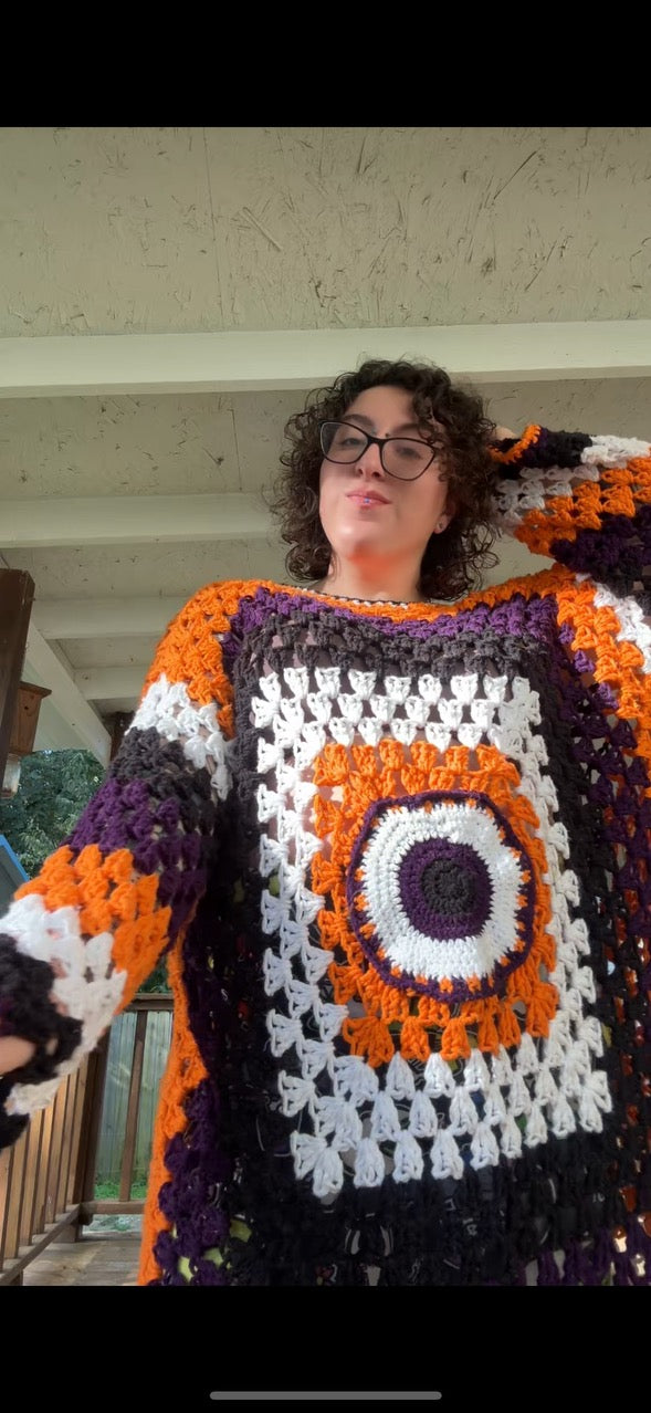 Scrap Eye Sweater PDF Pattern