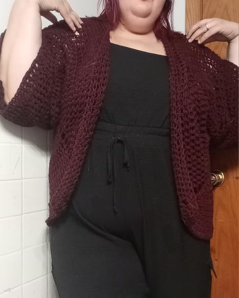 Fringe Fantasy Shrug Pattern