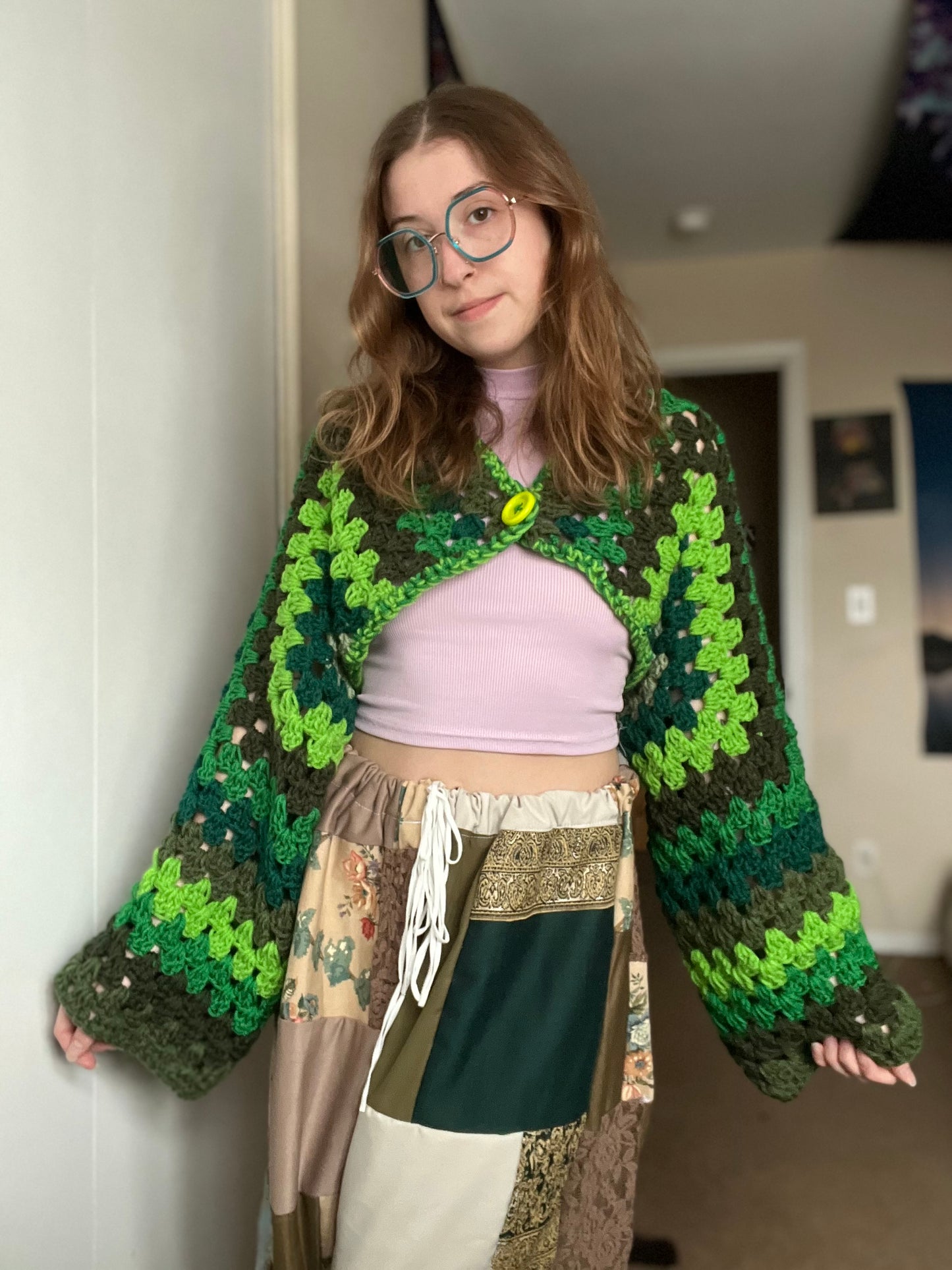 Green Goddess Bolero S-XL