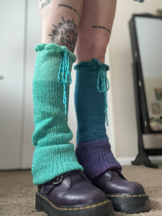 Grove Street Party Knit Legwarmers