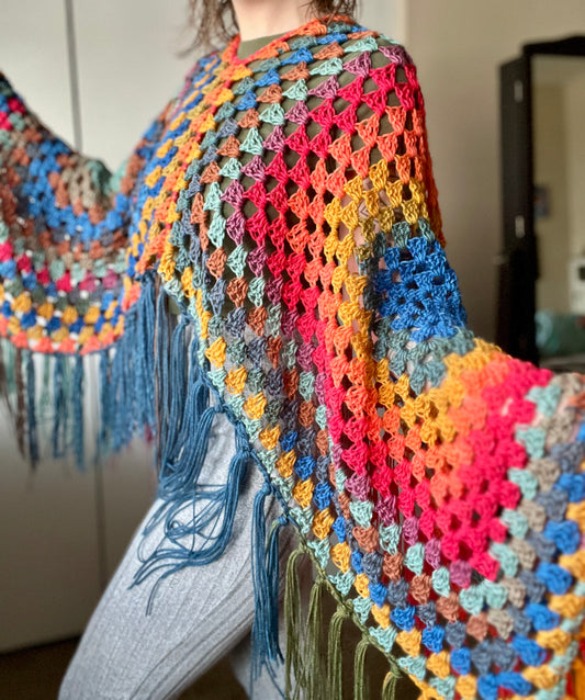 Mikara Crochet Poncho