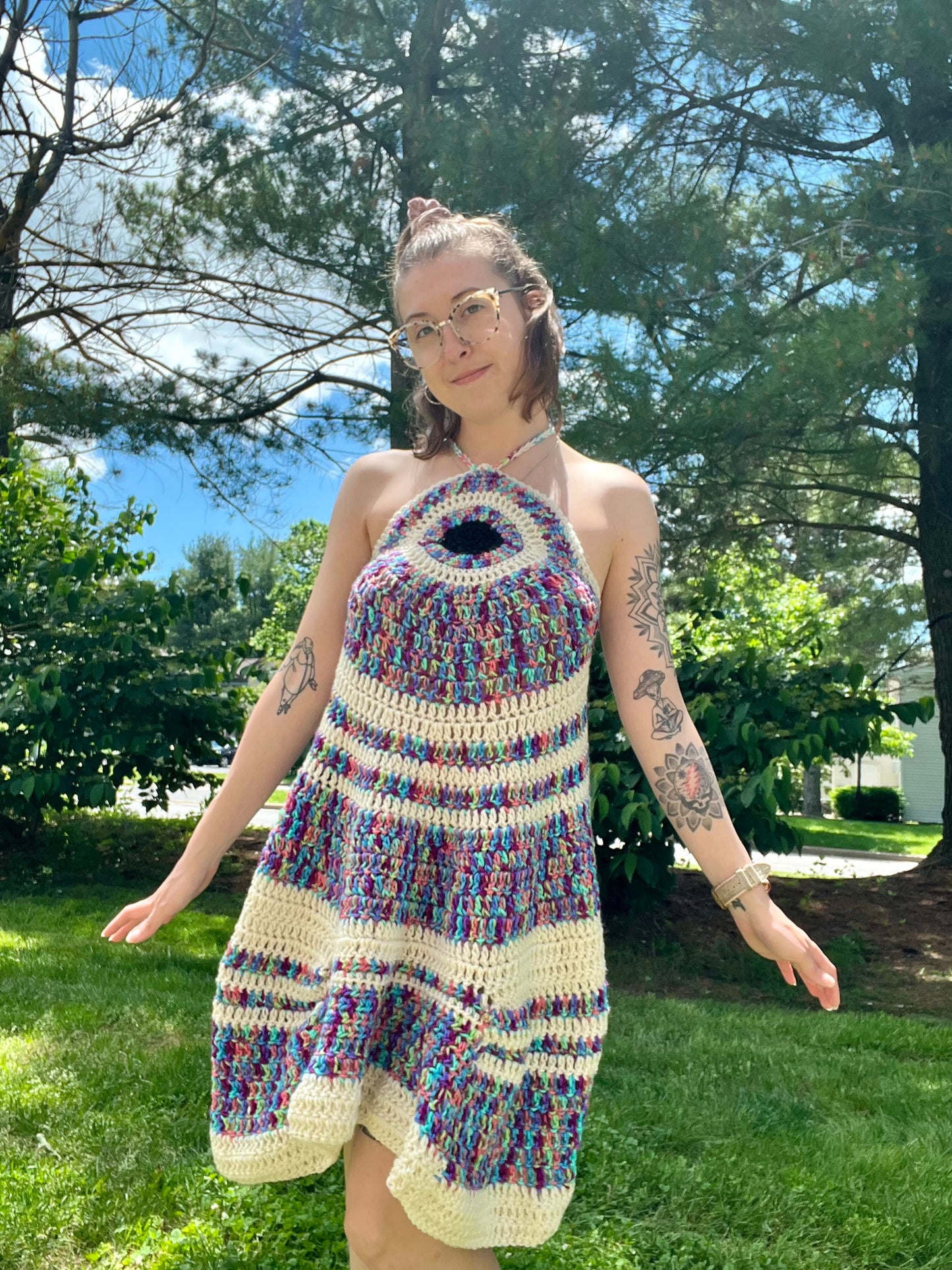 Third Eye Crochet Sundress XS/S/M