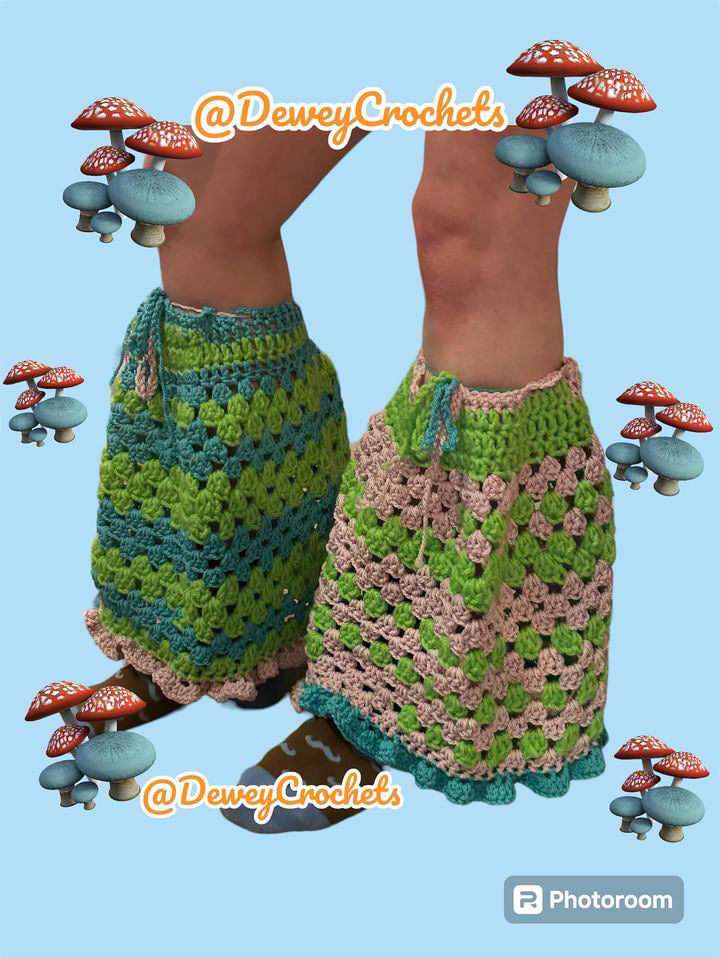 Knotical Flare Arm and Legwarmers PDF Pattern