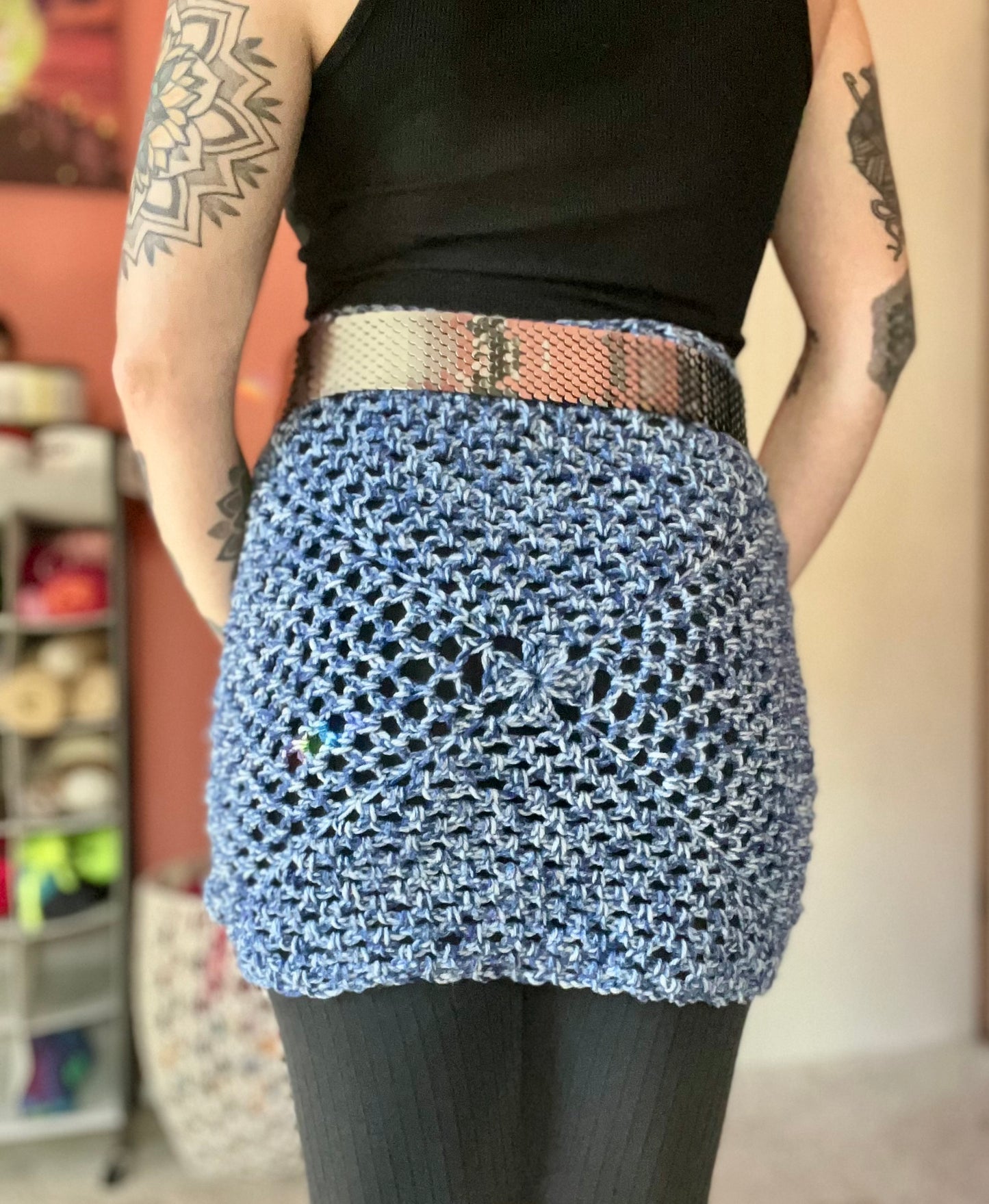 Fishnet Fantasy Skirt XS-M