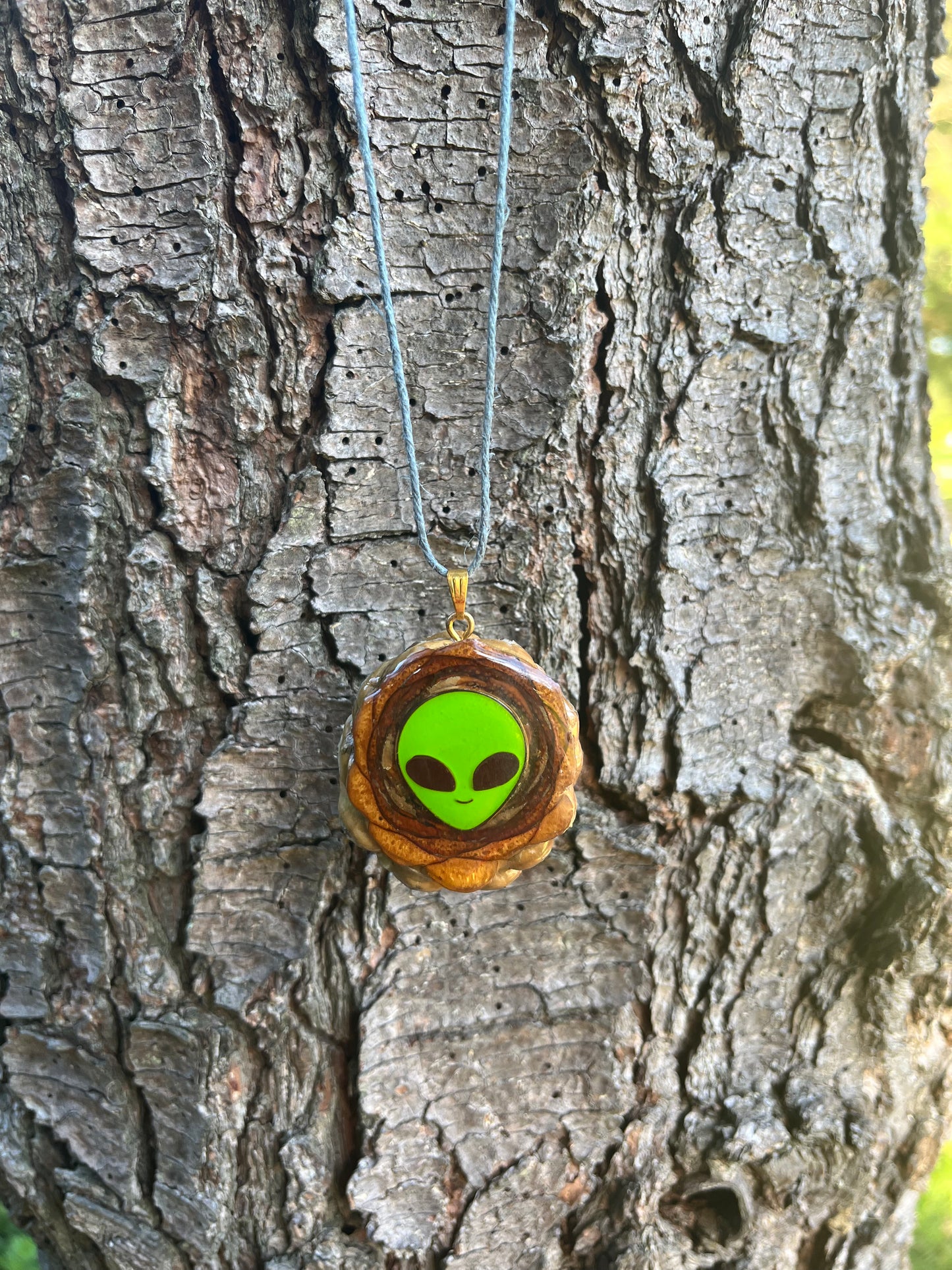 Alien Pinecone Pendant