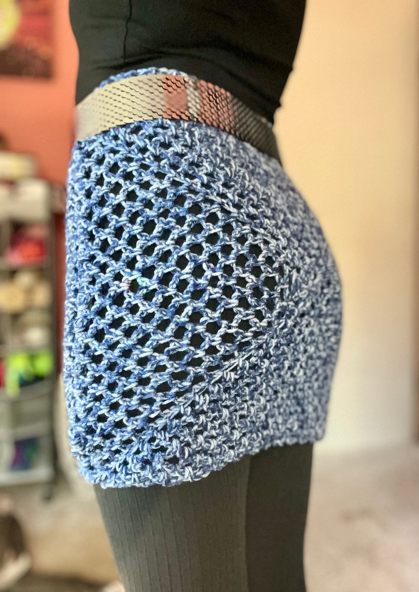 Fishnet Fantasy Skirt XS-M