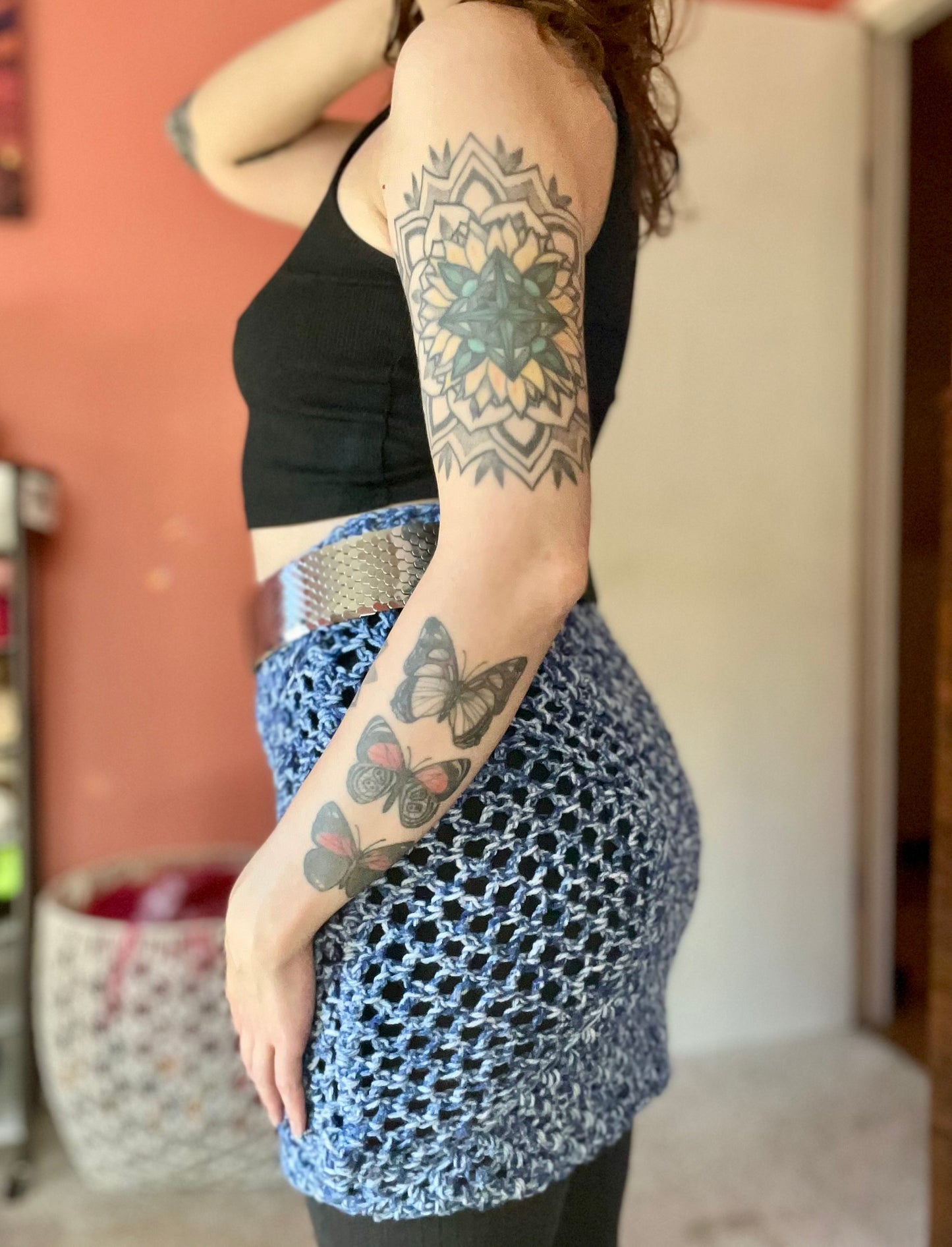 Fishnet Fantasy Skirt XS-M