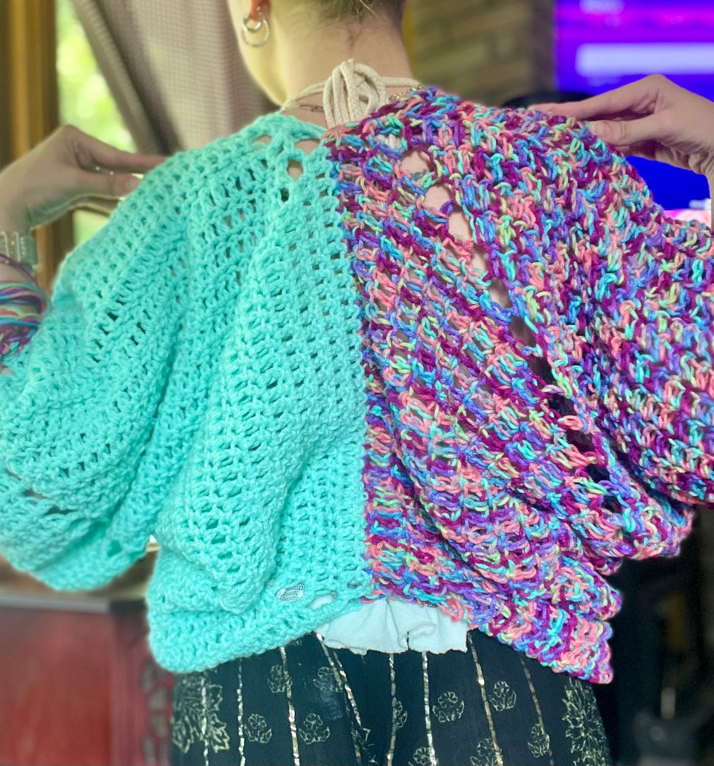 Fringe Fantasy Shrug Pattern