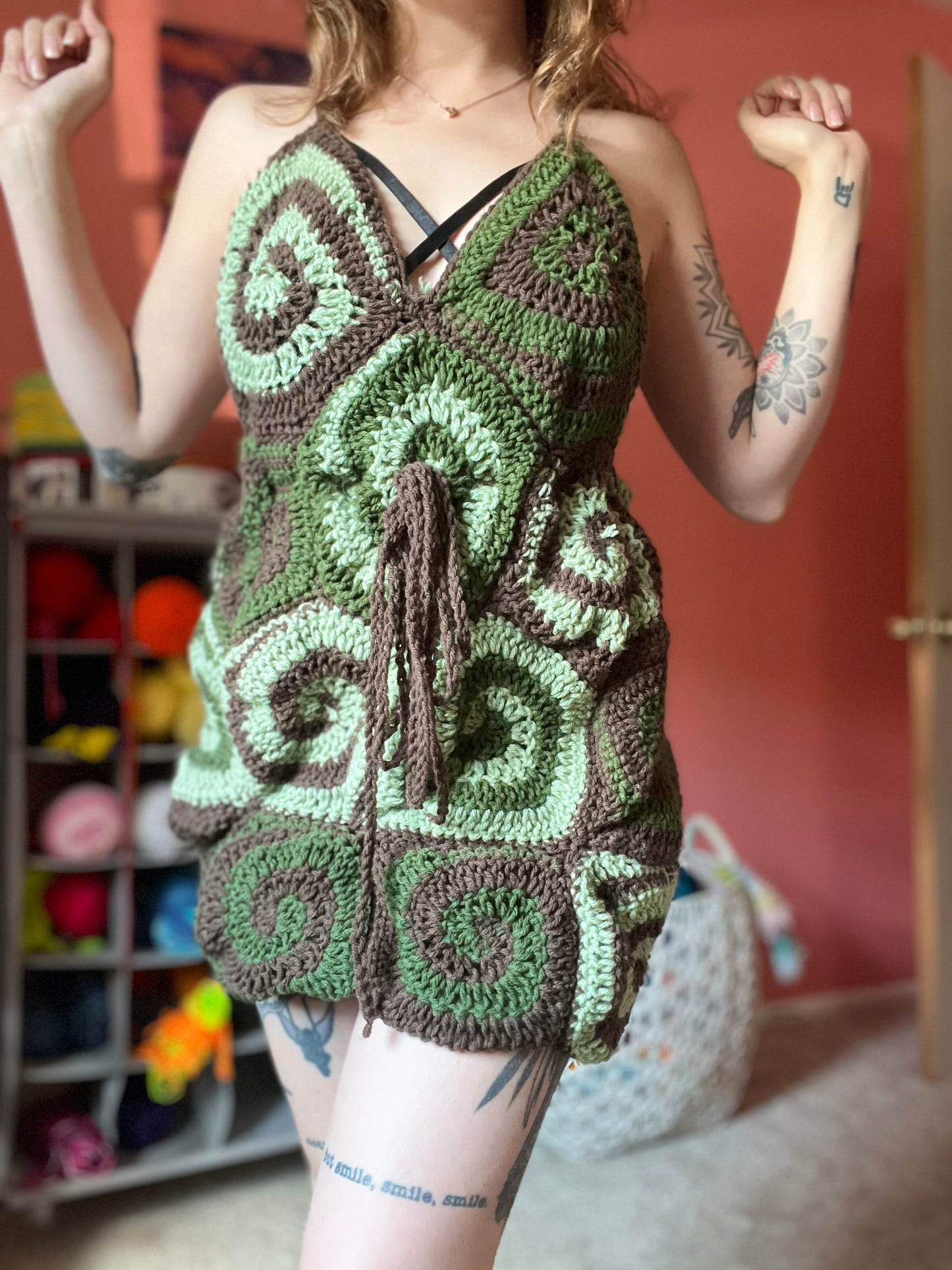 Trippy Daze Dress Prototype S-L