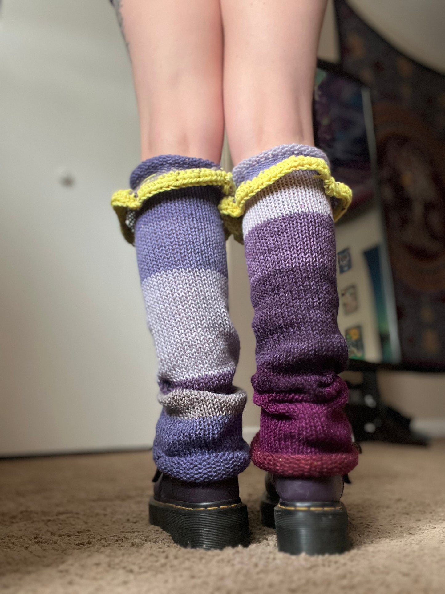 Grape Punch Knit Leggies