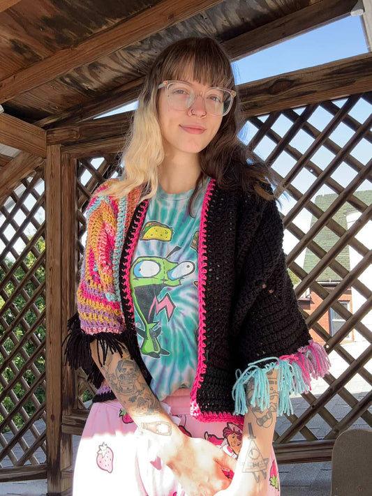 Fringe Fantasy Shrug Pattern