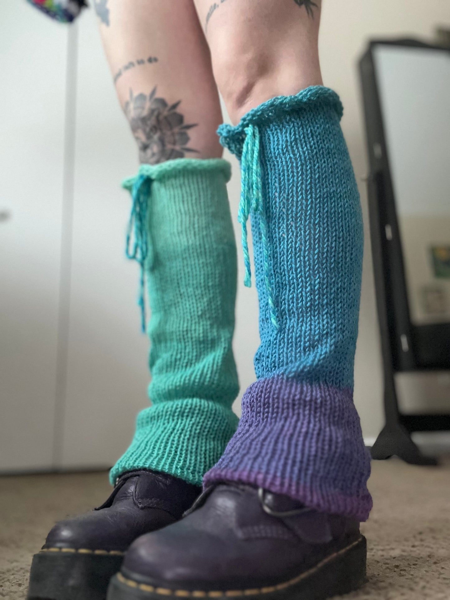 Grove Street Party Knit Legwarmers