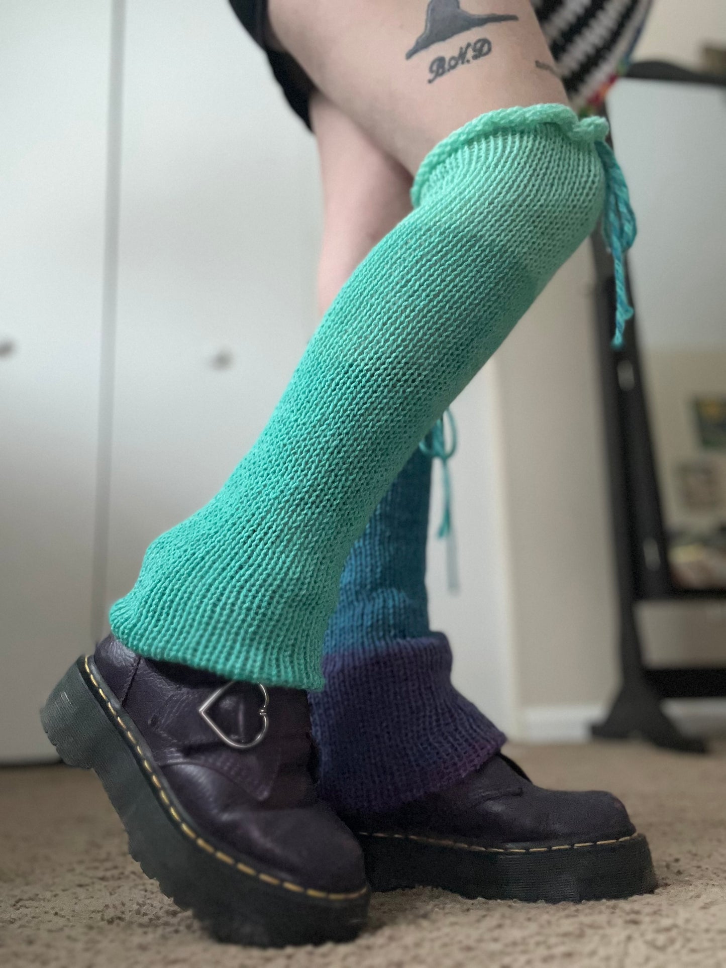 Grove Street Party Knit Legwarmers