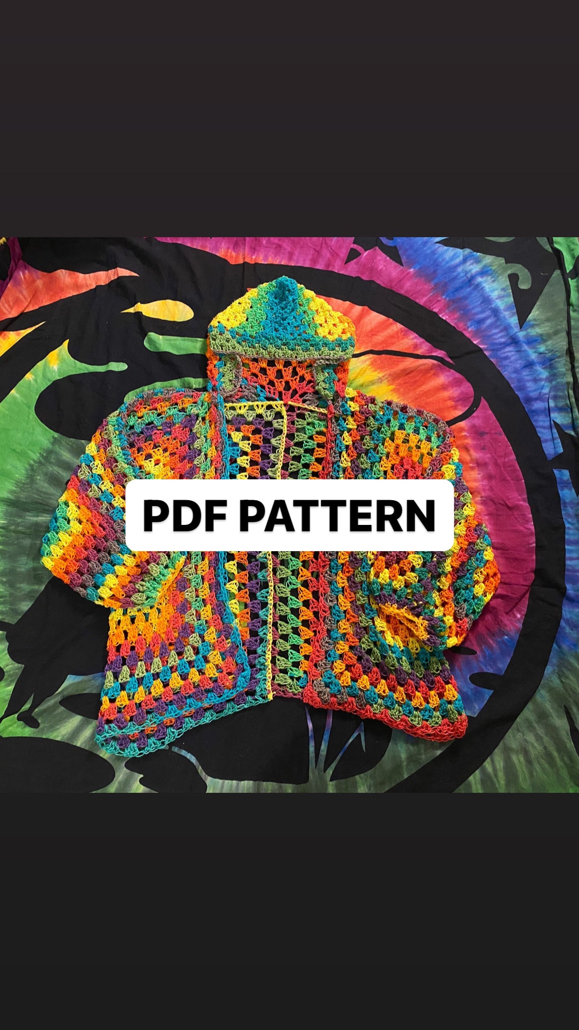 Hooded Jolly Rancher PDFPattern