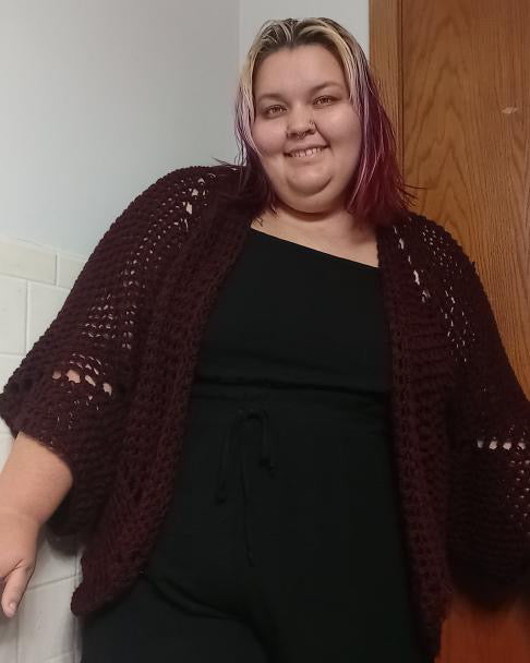 Fringe Fantasy Shrug Pattern