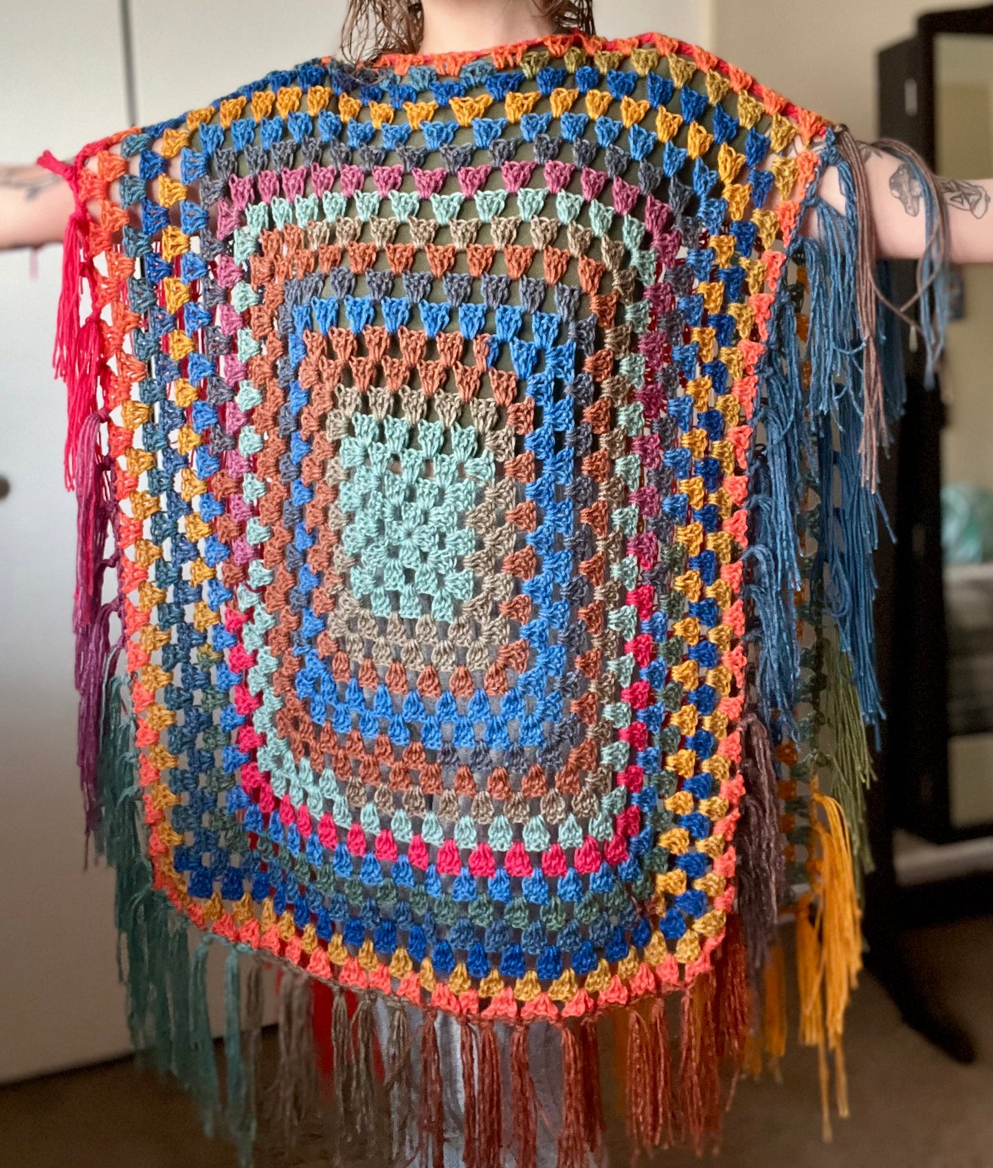 Mikara Crochet Poncho