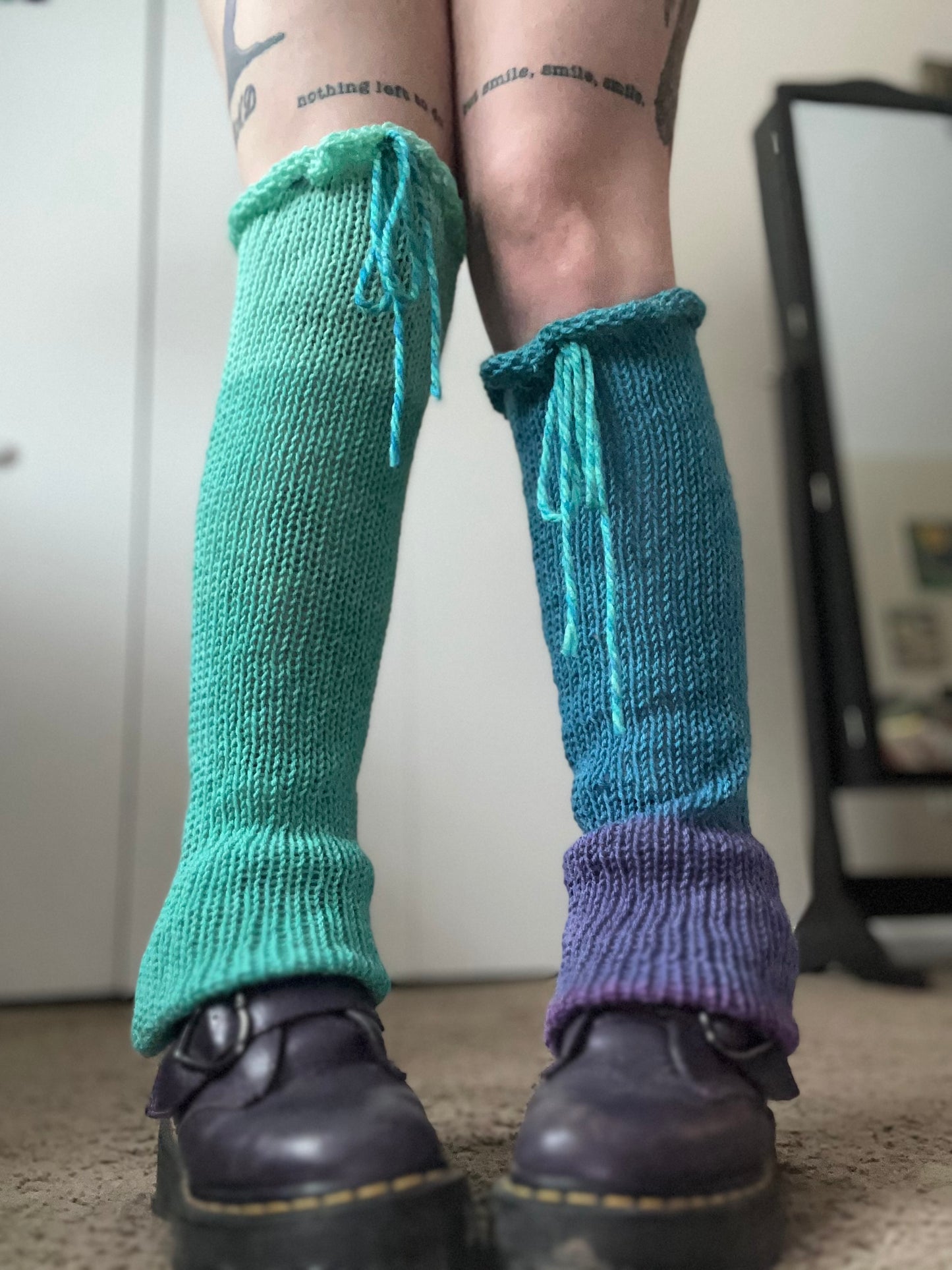 Grove Street Party Knit Legwarmers