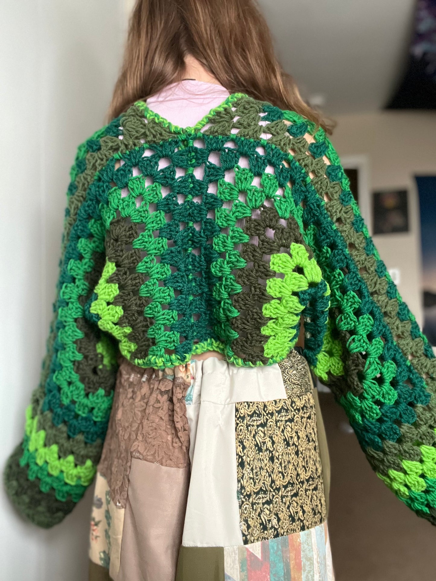 Green Goddess Bolero S-XL