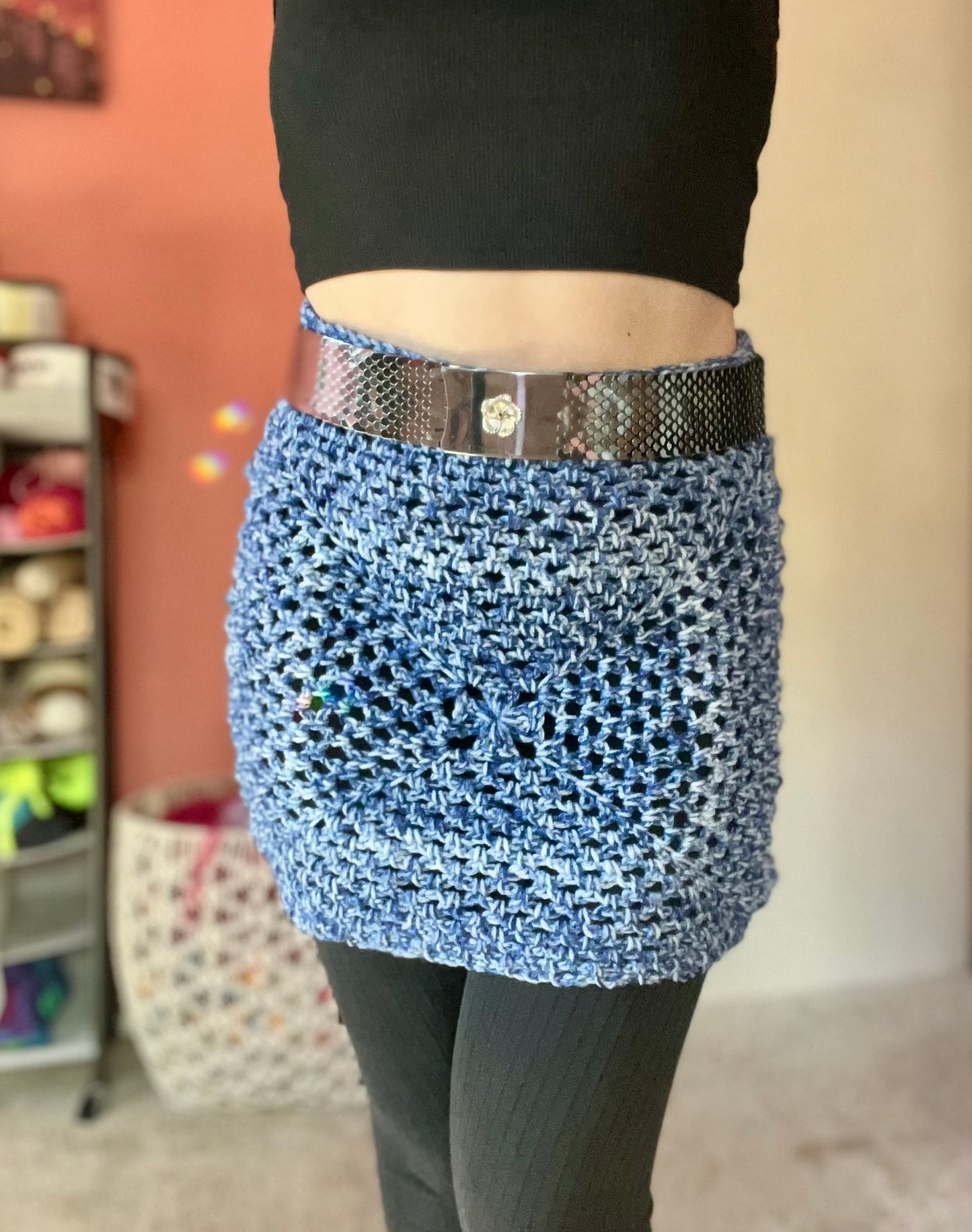 Fishnet Fantasy Skirt XS-M