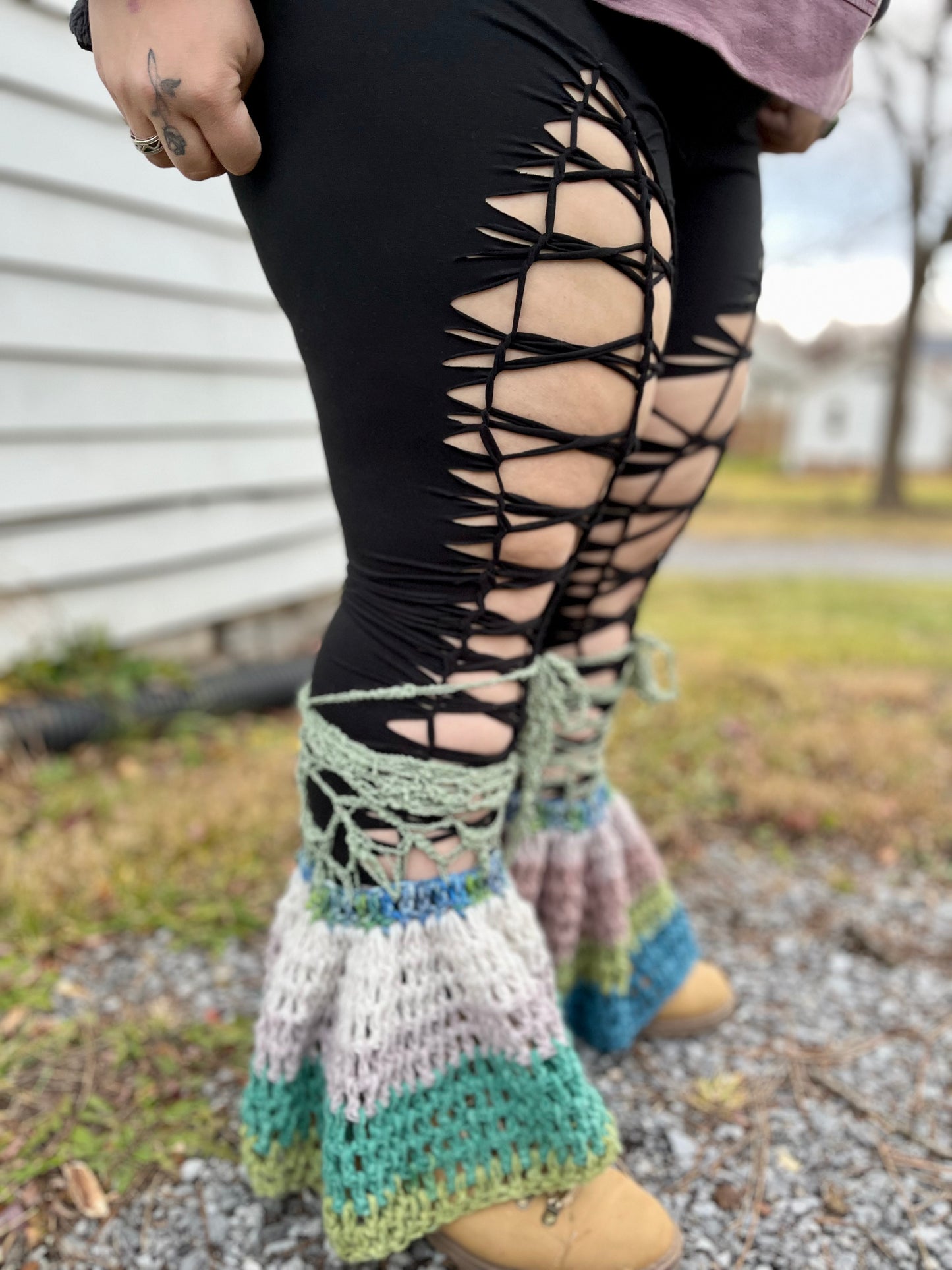 SunnyDazeVibrations 2.0 Leggings and Legwarmers Collaboration L/XL