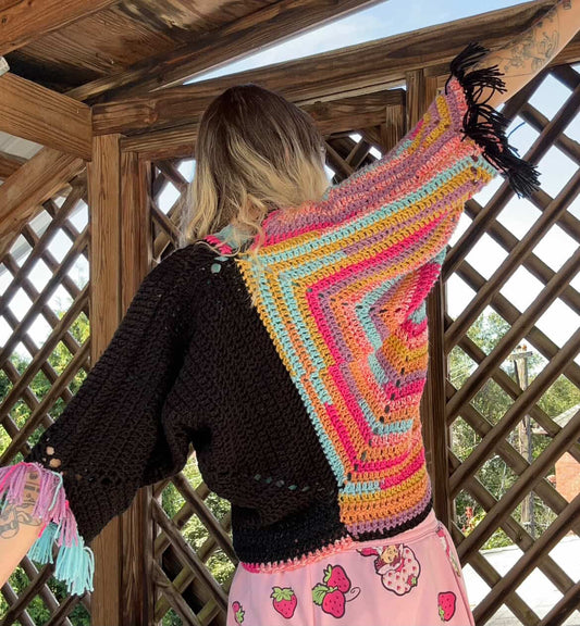 Fringe Fantasy Shrug Pattern