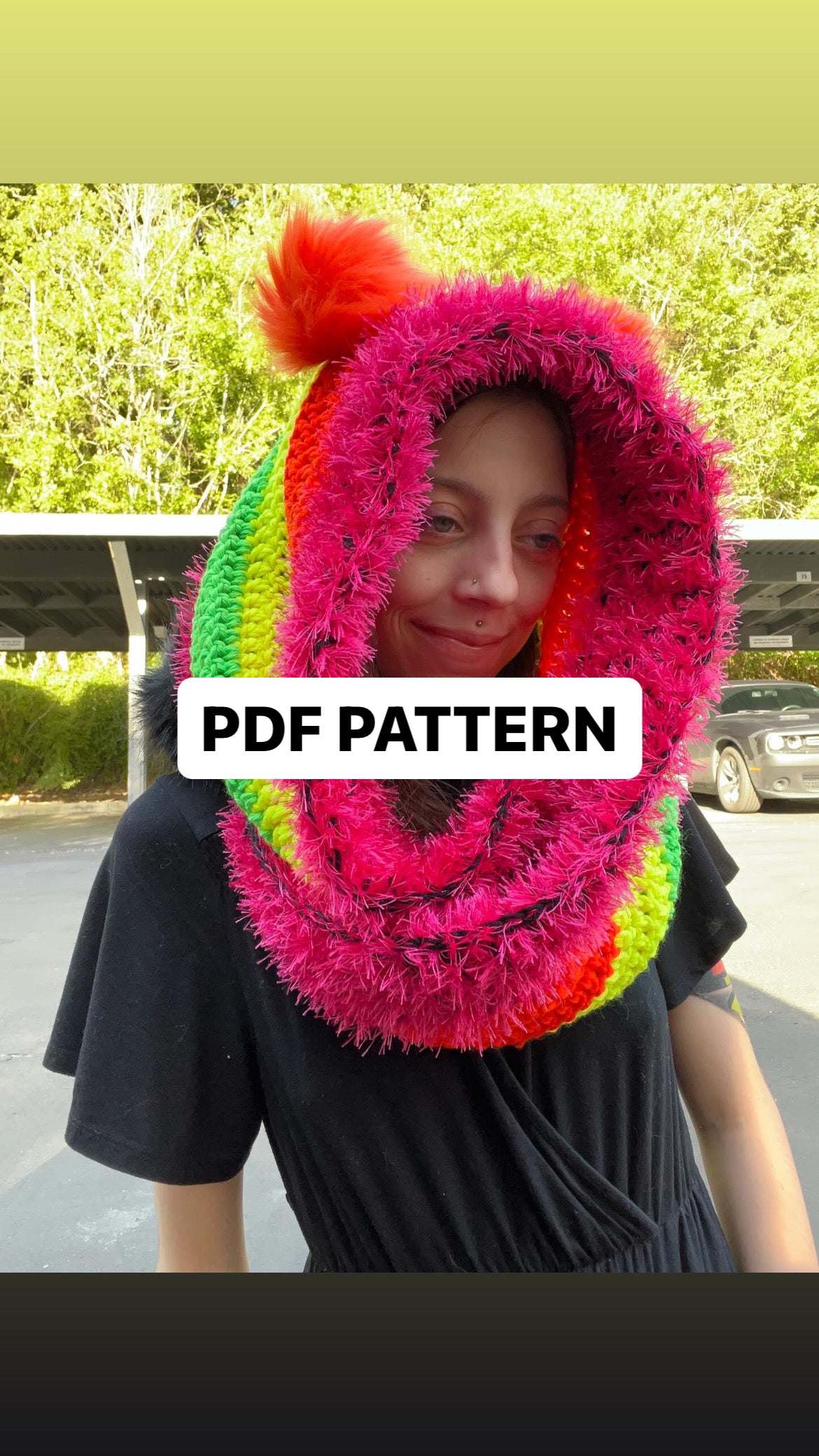 Cosmic Cat Aikido Hood PDF Pattern