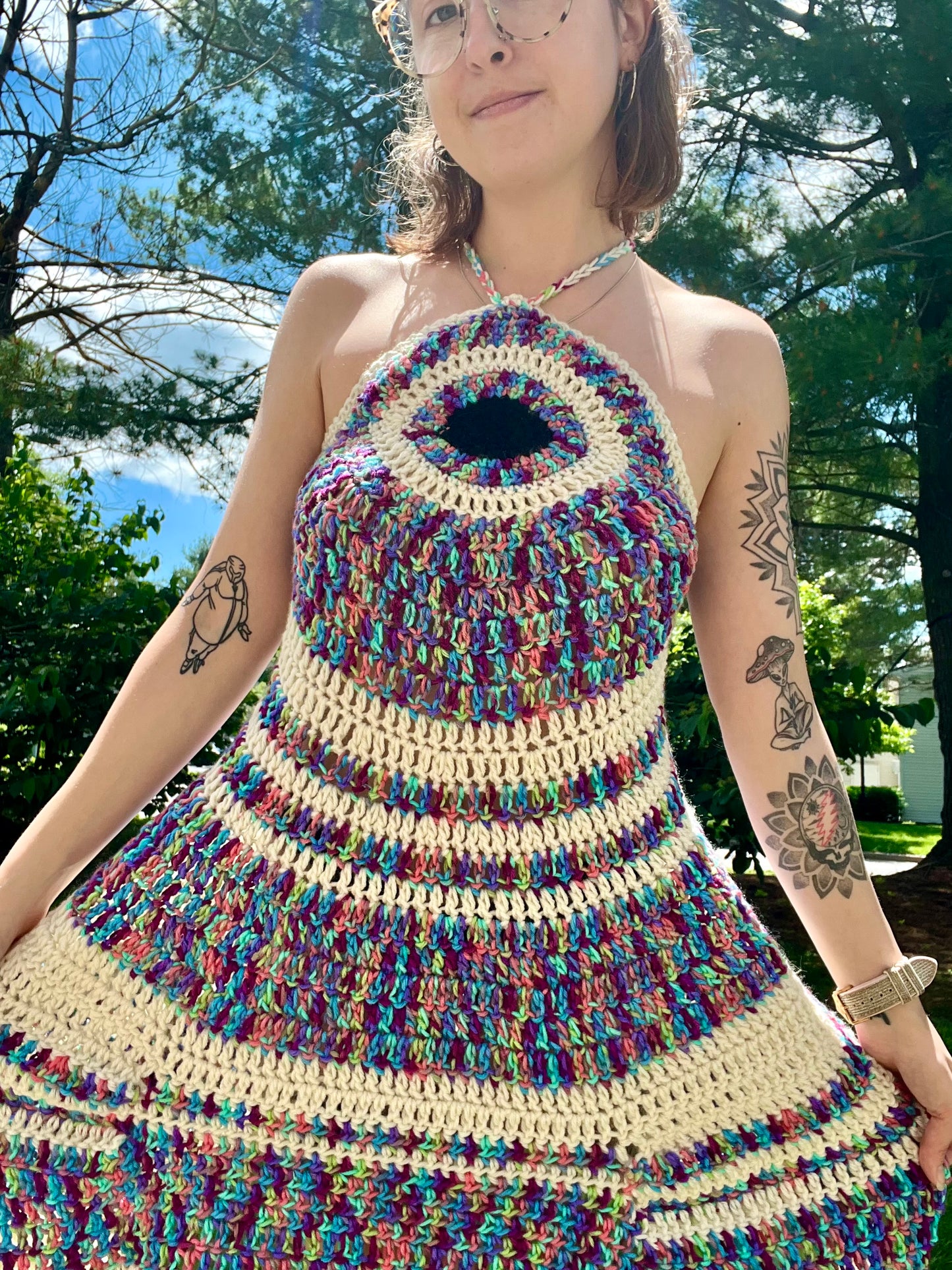 Third Eye Crochet Sundress XS/S/M